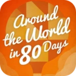 around the world in 80 days android application logo